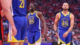 Golden State Warriors play Houston Rockets During NBA Playoffs Game 2 In Houston