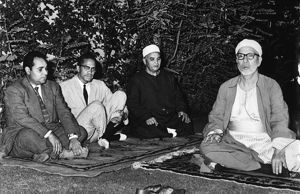 Malcolm X Meeting With Sheik Abdel Rahman Tag