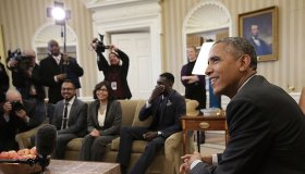 President Obama Meets Beneficiaries Of The Deferred Action For Childhood Arrivals Policy
