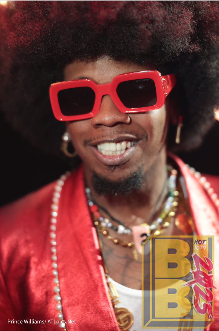 Trinidad James backstage at Birthday Bash 2025.