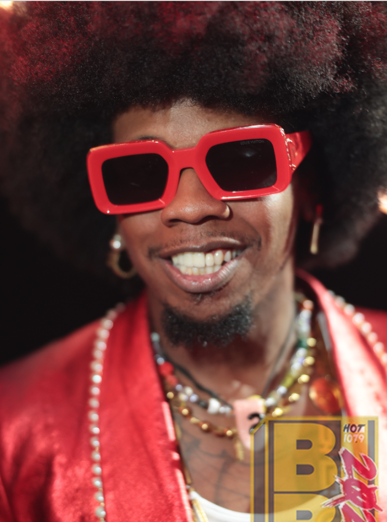 Trinidad James backstage at Birthday Bash 2025.