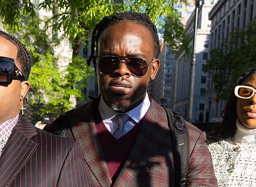 Outside Federal Courthouse at Sean "Diddy" Combs trial