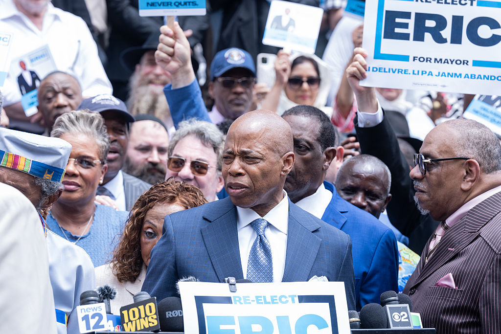Mayor Eric Adams launches re-election campaign in NYC...