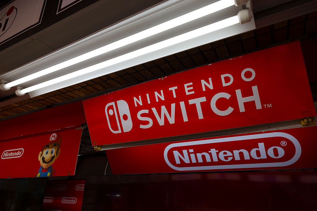 The Nintendo Switch 2 advertisement seen displayed at an...