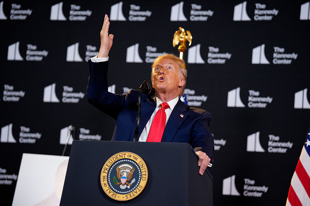 President Trump Makes An Announcement At The Kennedy Center
