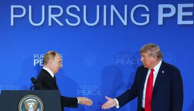 U.S.-ALASKA-ANCHORAGE-PUTIN-TRUMP-SUMMIT-PRESS CONFERENCE