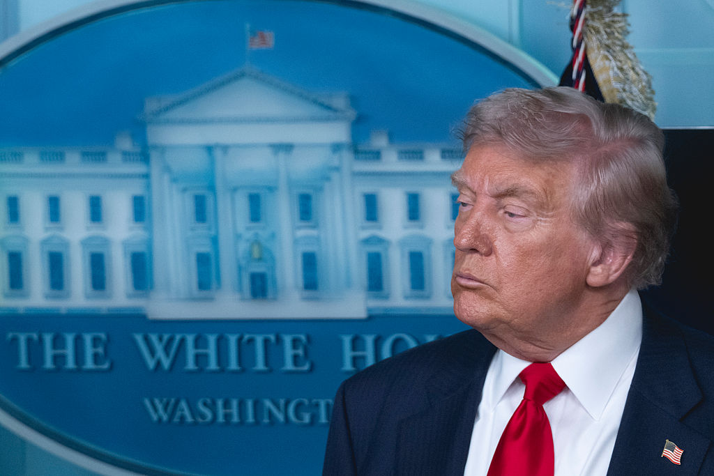 U.S. President Donald Trump Holds Press Conference August 11, 2025