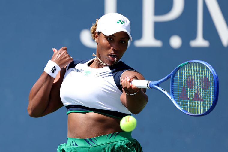 Townsend models her game after her idol, Martina Navratilova