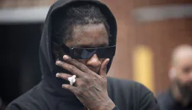 Young Thug Makes Surprise Appearance At Back-to-School Event