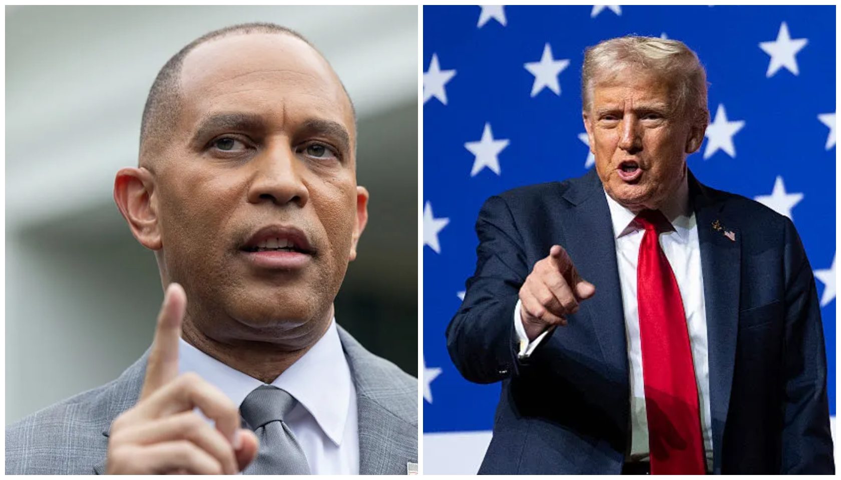 Hakeem Jeffries Responds To Donald Trump's Racist AI-Video