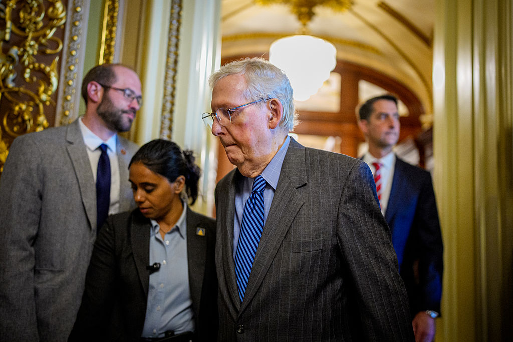 Congressional Lawmakers Continue Work On Funding Bill After Government Shuts Down