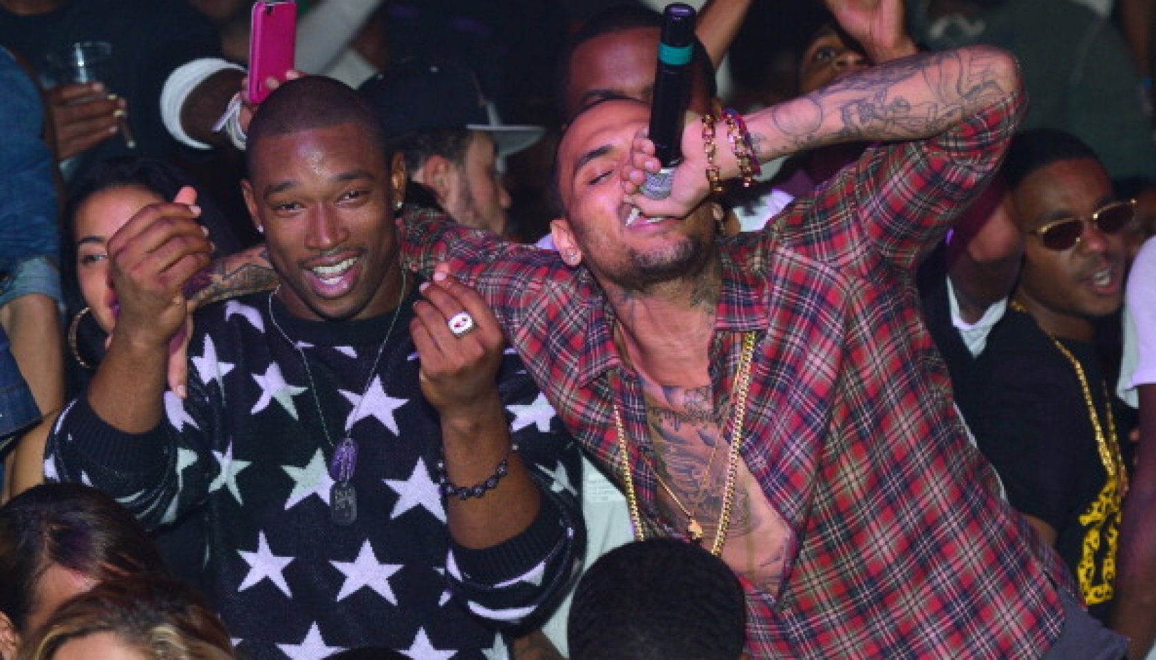 Chris Brown And T.I. Host Velvet Nightclub