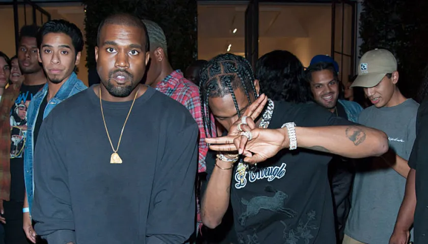 Travis Scott Music Video Premiere Party For "Pick Up The Phone 90210"