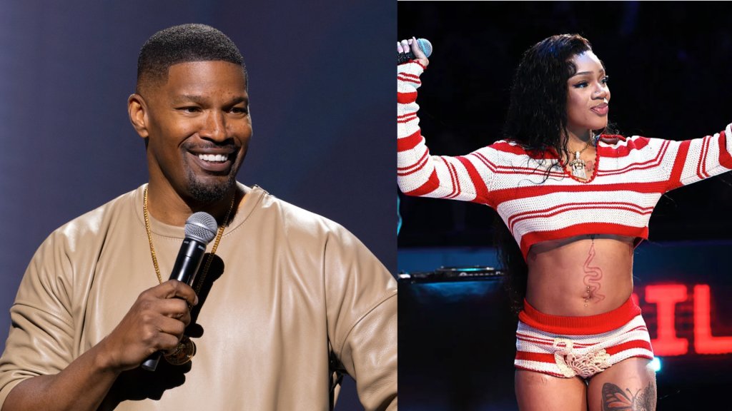 Jamie Foxx Snaps On Heckler Who Threw A Bottle At GloRilla On Stage