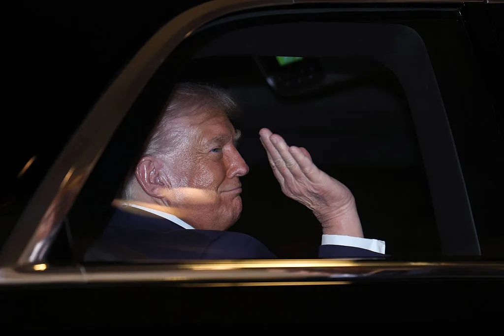 U.S. President Trump Visits The Emperor Of Japan In Tokyo