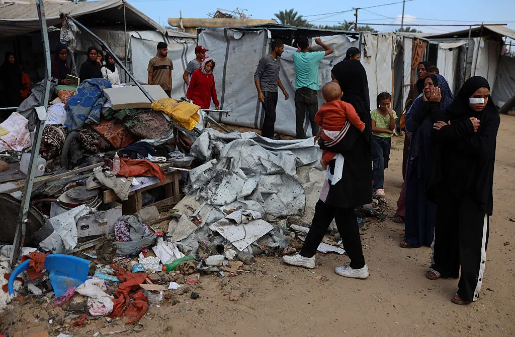 Aftermath Of Israeli Airstrike in Gaza, Palestine