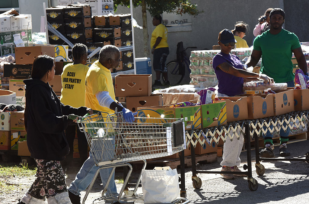 Florida Food Bank Hosts Food Giveaway Ahead Of Federal Food Assistance Funding Running Out Due To Gov't Shutdown
