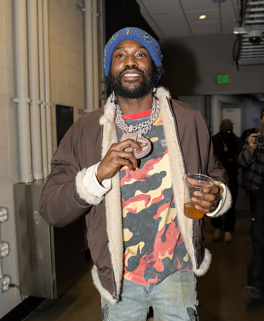 Meek Mill Calls Out Double Standard After Seeing Jake Paul Flex Guns Online