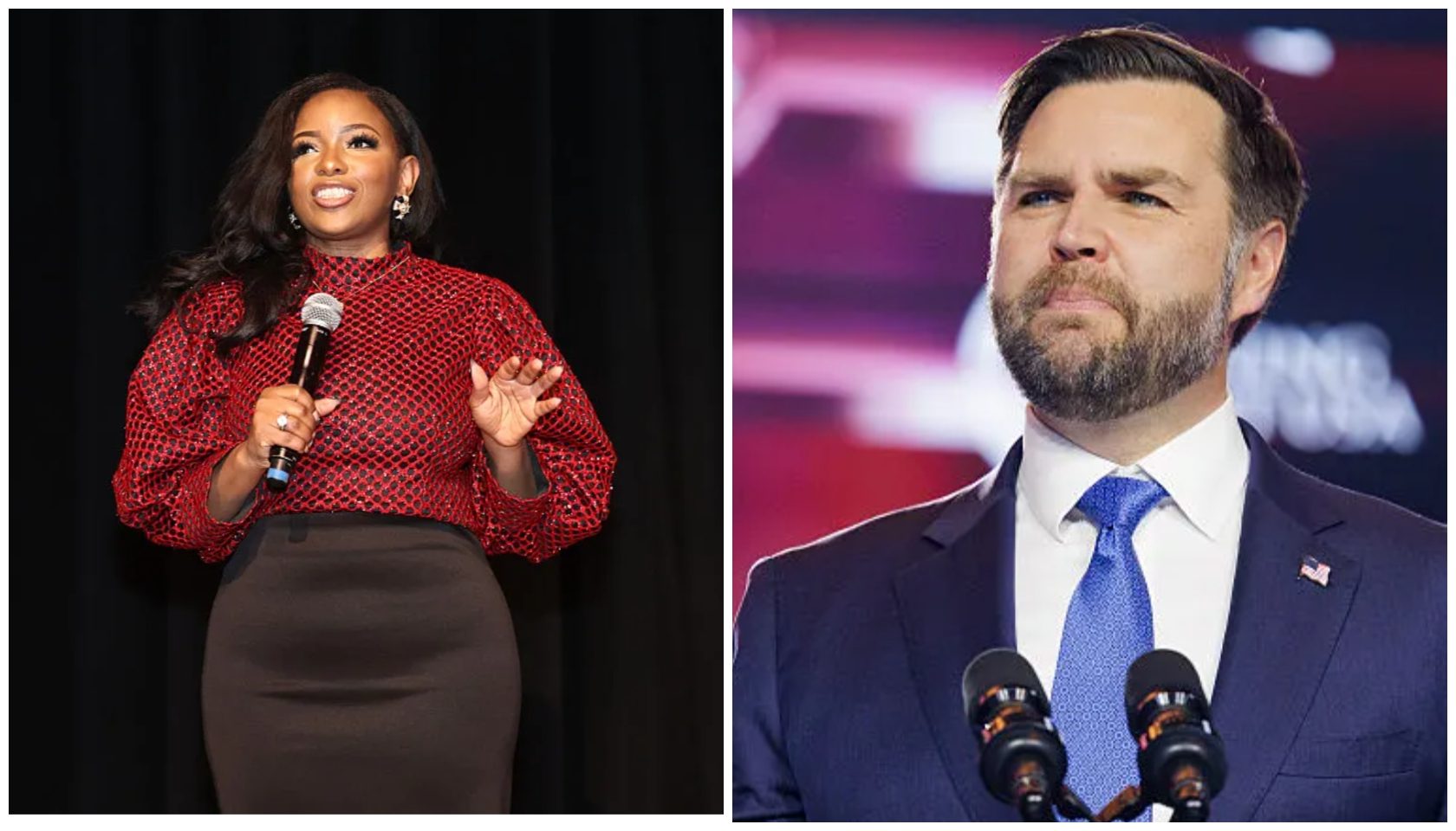 Jasmine Crockett Responds To JD Vance's Racist Tropes