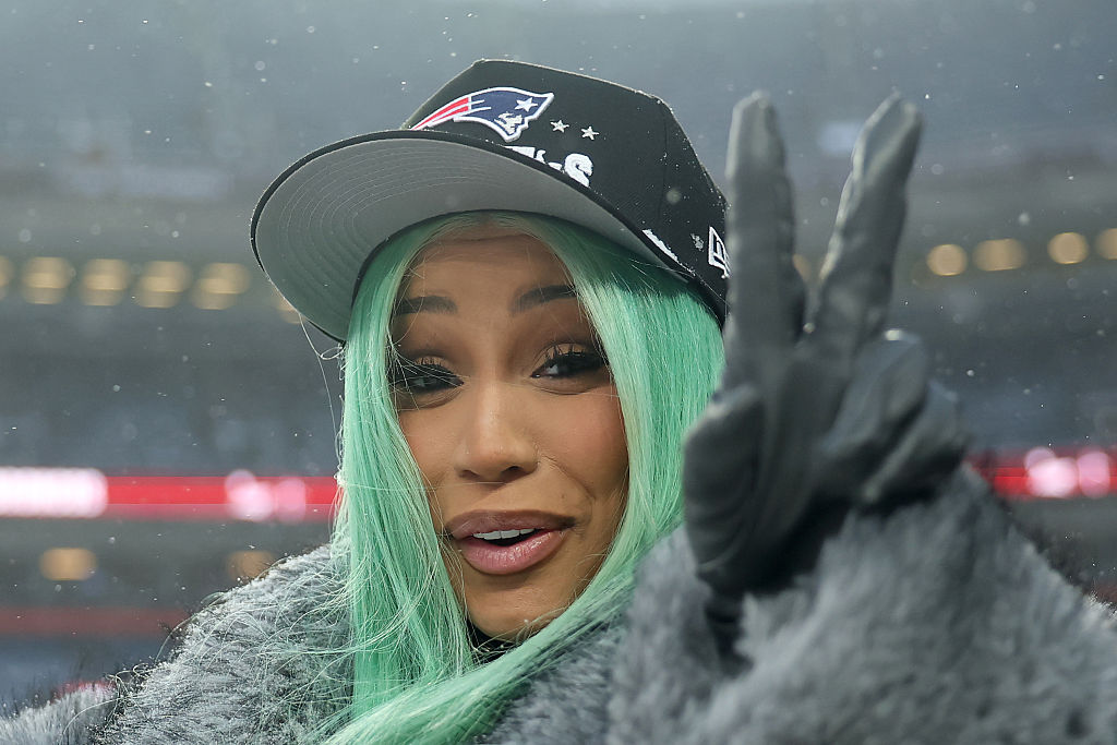 Cardi B Lit After Stefon Diggs & His New England Patriots Punched Ticket To Super Bowl 60