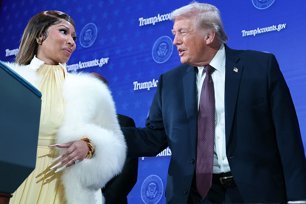 President Trump Delivers Remarks During The Treasury Department's Trump Accounts Summit At Andrew W. Mellon Auditorium