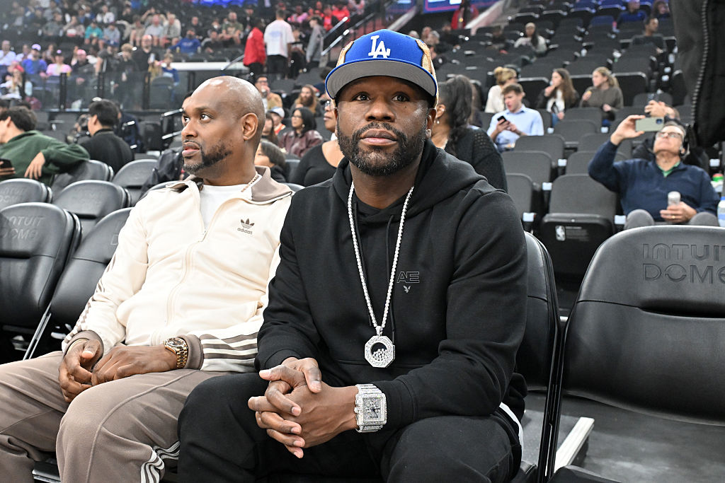 Celebrities At The Los Angeles Clippers Game