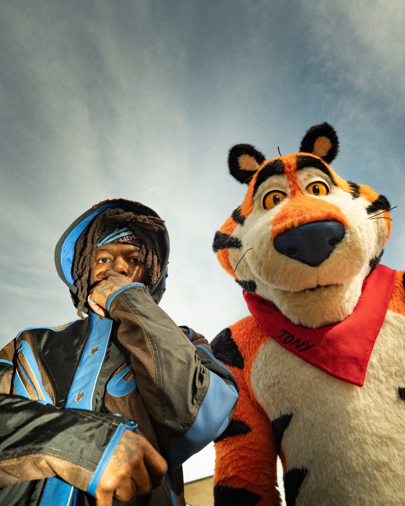 “Hey Tony” track by J.I.D adn Tony The Tiger