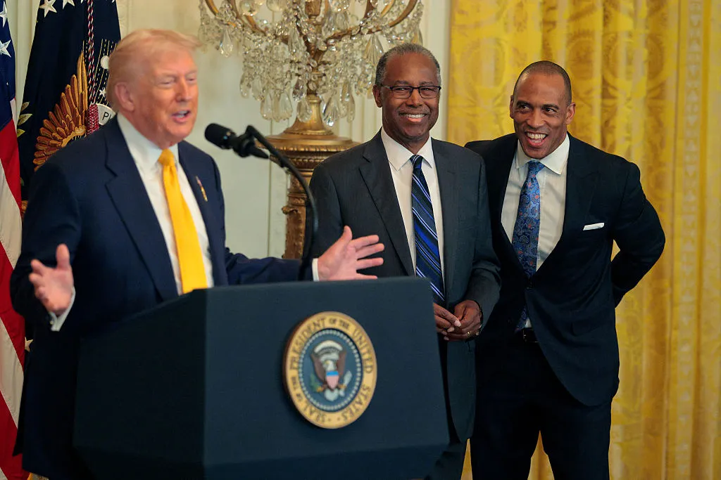 President Trump Hosts Black History Month Reception At The White House