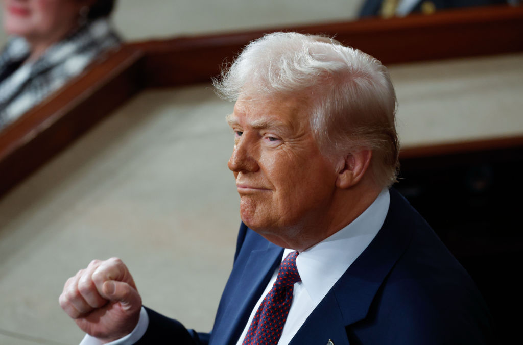 Trump addresses a joint session of Congress