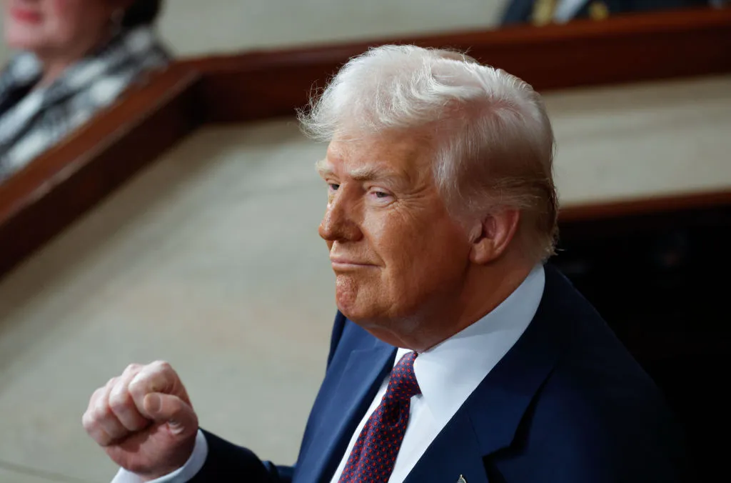 Trump addresses a joint session of Congress