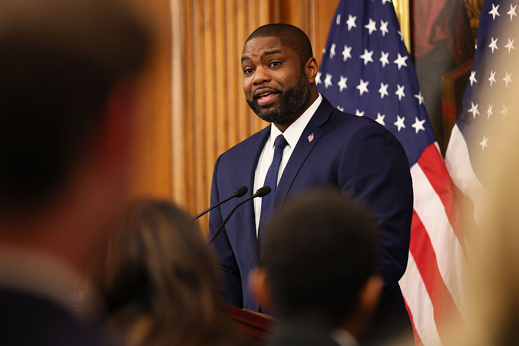 Rep. Donalds And Speaker Johnson Dedicate Frederick Douglass Press Gallery At The US Capitol
