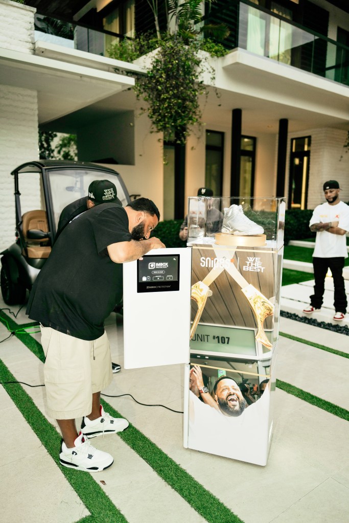 SNIPES Blesses DJ Khaled With His Own IMBOX Sneaker Protector Machine