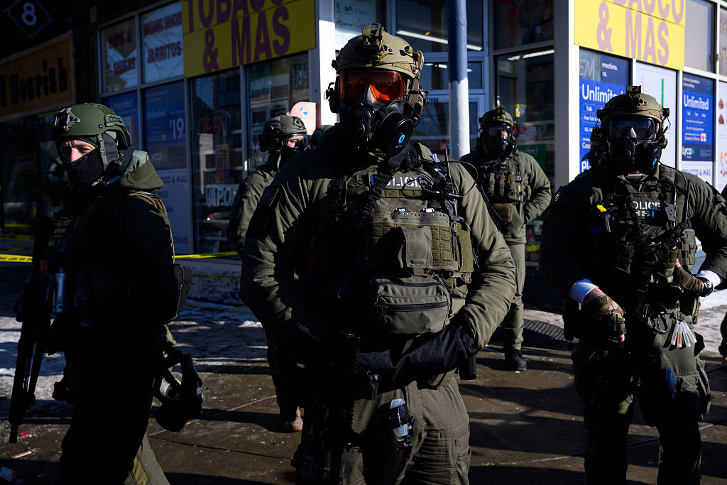 Alex Pretti shooting scene, Minneapolis, Minn., January 2026