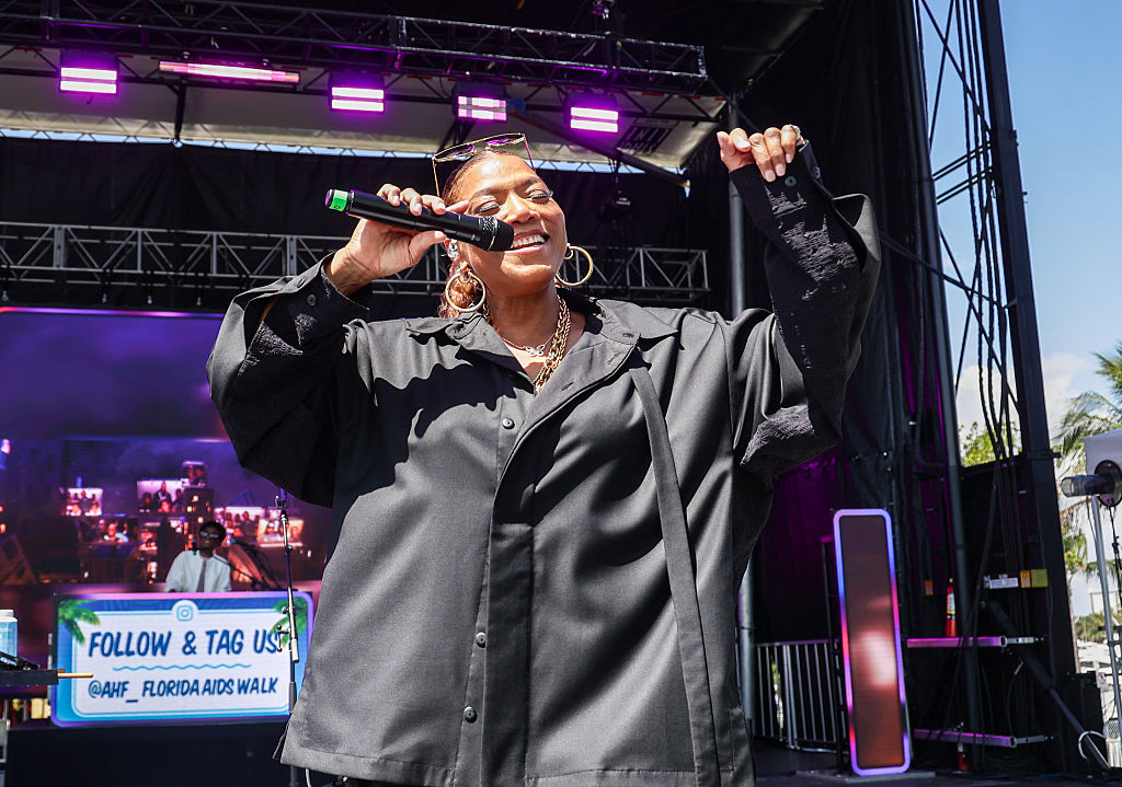 Queen Latifah on stage at the 2026 Florida AIDS Walk & Music Festival | Hip-Hop Artists In the Rock & Roll Hall Of Fame
