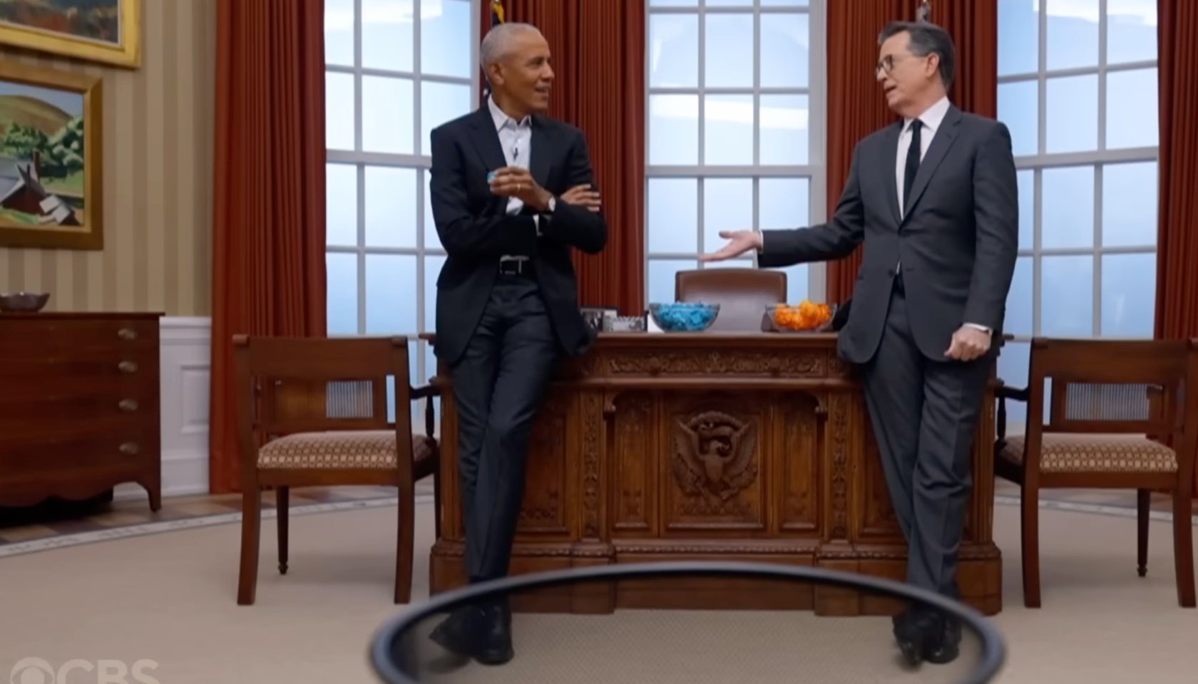 Barack Obama Visited The Late Show With Stephen Colbert Barack Obama Visited The Late Show With Stephen Colbert