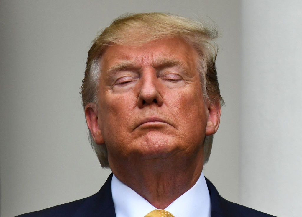 White House Says Sleepy Trump Was “Blinking”, Anyone With Vision Disagrees