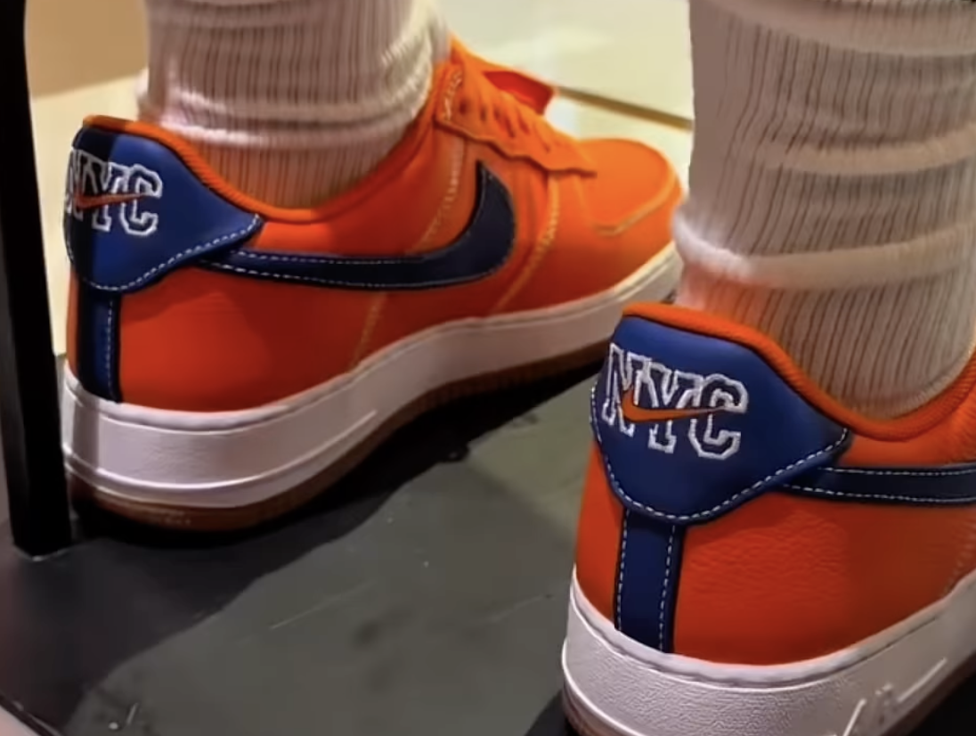 Nike Drops “Knicks” Themed Air Force 1 Following Their Sweep Of The 76ers