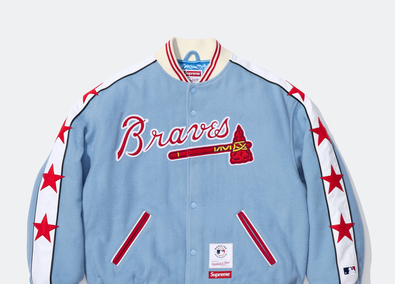 Supreme Teams With Mitchell & Ness For A Sportswear Drop Supreme Teams With Mitchell & Ness For A Sportswear Drop