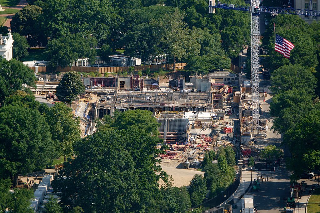 White House East Wing Ballroom Addition Construction