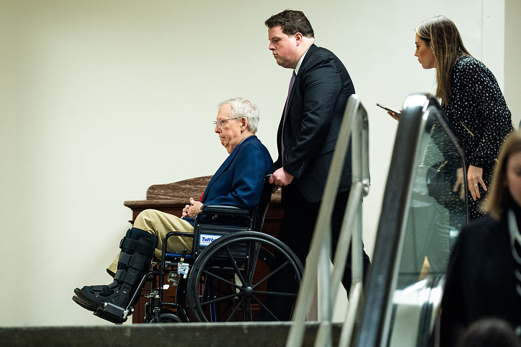 Social Media Has Thoughts On Mitch McConnell’s Absence Social Media Has Thoughts On Mitch McConnell’s Absence