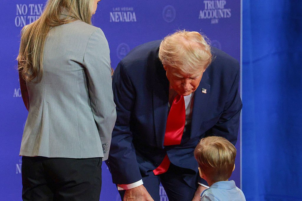 President Trump Delivers Remarks At Red Rock Casino In Las Vegas