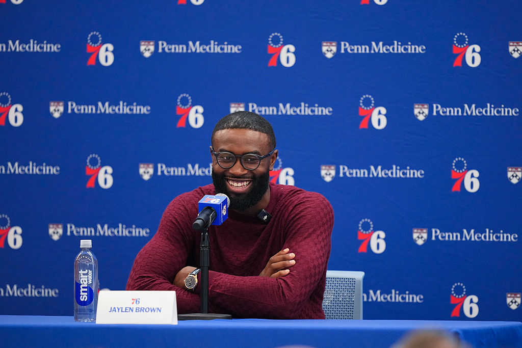 Philadelphia 76ers Introduce Jaylen Brown
