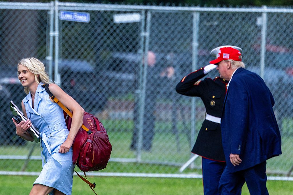 President Trump Returns To The White House After Weekend In New Jersey
