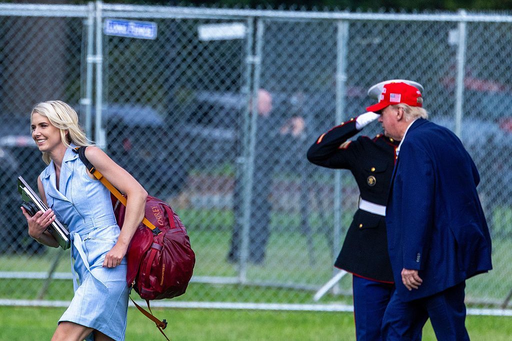 President Trump Returns To The White House After Weekend In New Jersey