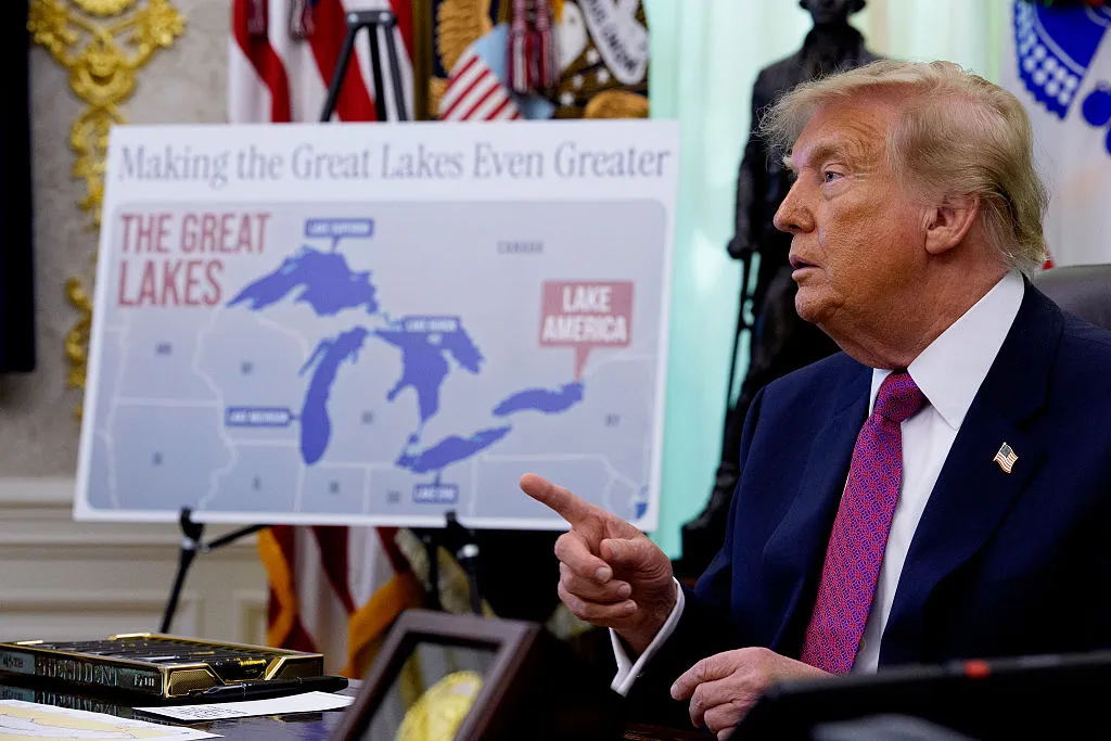 President Trump Signs Executive Order To Rename Lake Ontario as "Lake America"